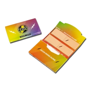 PAPEL ZEUS CELULOSA 1 1/4 + TIPS MULTICOLOR 50 HOJAS