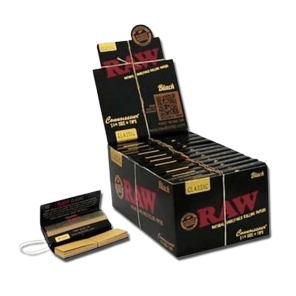 RAW BLACK CONNOISSEUR 1 1/4 + TIPS