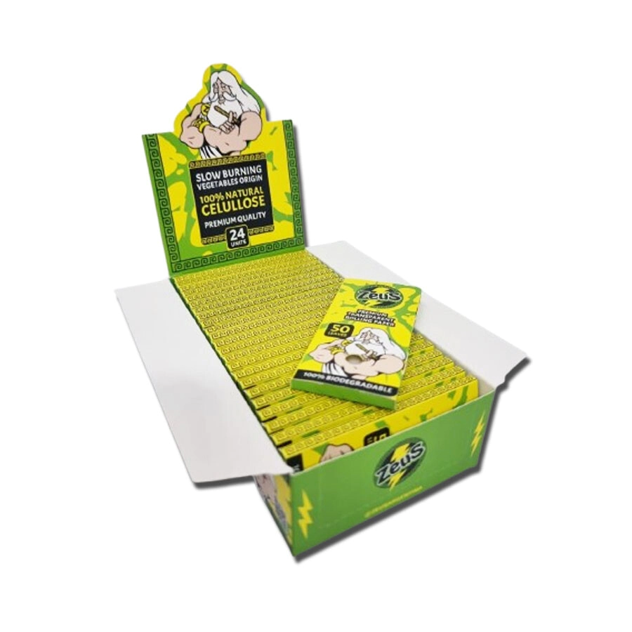 CAJA CERRADA CELULOSAS TRANSPARENTES 1 1/4 ZEUS