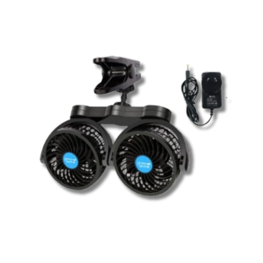 VENTILADOR DOBLE PARA CARPA GROWTECH