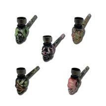 PIPA PYREX 12.5 CM DISEÑOS CALAVERA