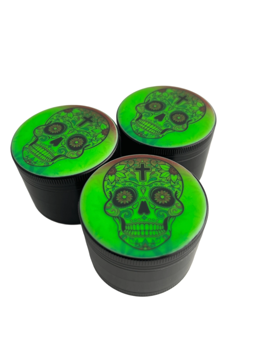 PICADOR METAL FOSFORESCENTE CALAVERA 4 PARTES