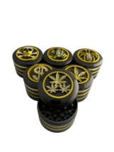 PICADOR METAL NEGRO BRILLOS DISEÑOS 4 PARTES