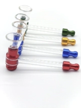 PIPA DE VIDRIO BASE METAL