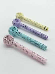 PIPA DE VIDRIO COLORES PASTEL