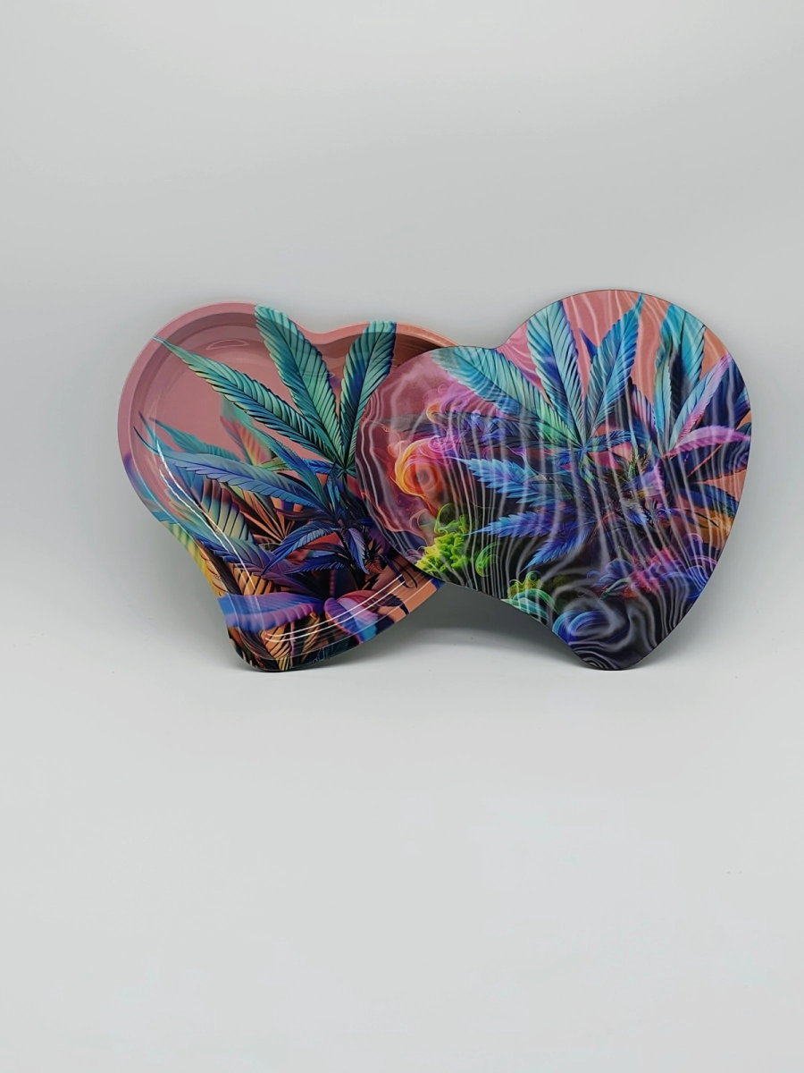 BANDEJA METALICA CORAZON CON TAPA MAGNETICA