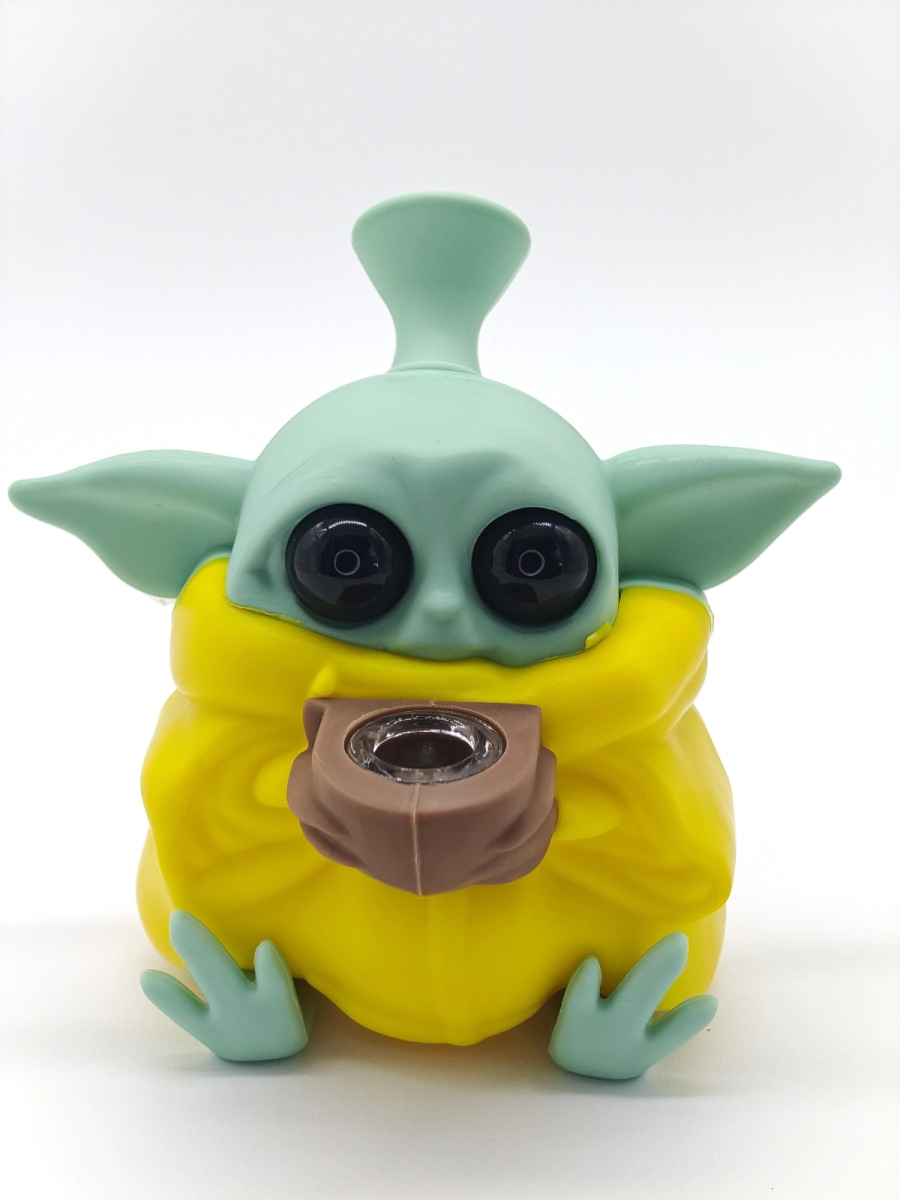 BONG DE SILICONA GROGU 14CM