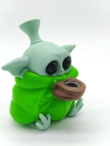 BONG DE SILICONA GROGU 14CM