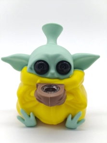 BONG DE SILICONA GROGU 14CM