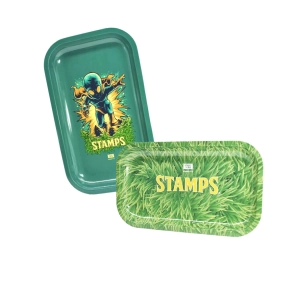 BANDEJA STAMPS METALICA GRANDE 27X169