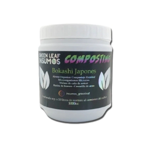BOKASHI JAPONES COMPOSTING 1L GREEN LEAF